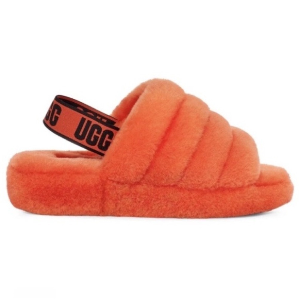 UGG Plush Yeah Orange Slippers
